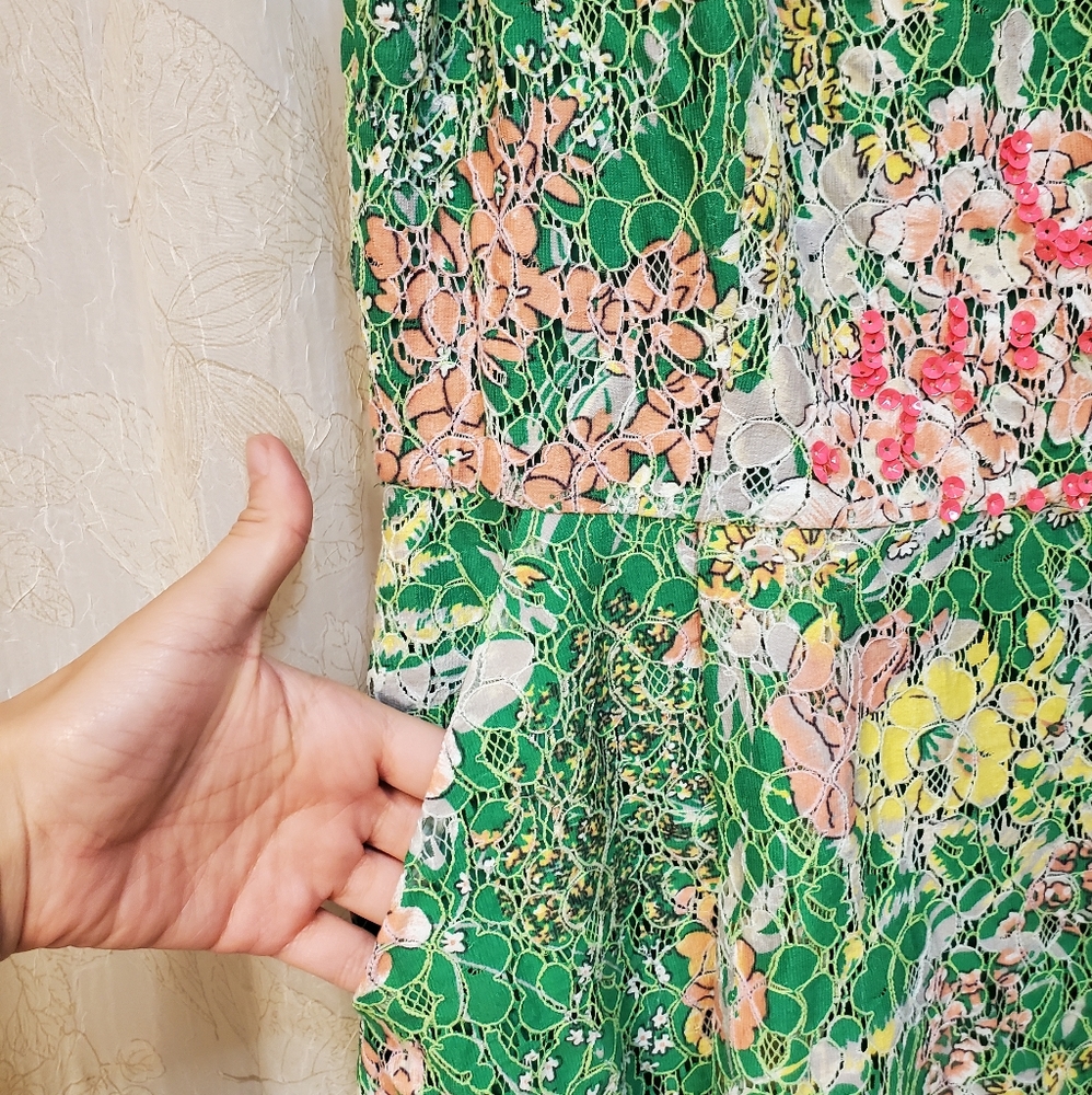 Maeve Anthropologie Verbena Lace Dress - Picture 8 of 11